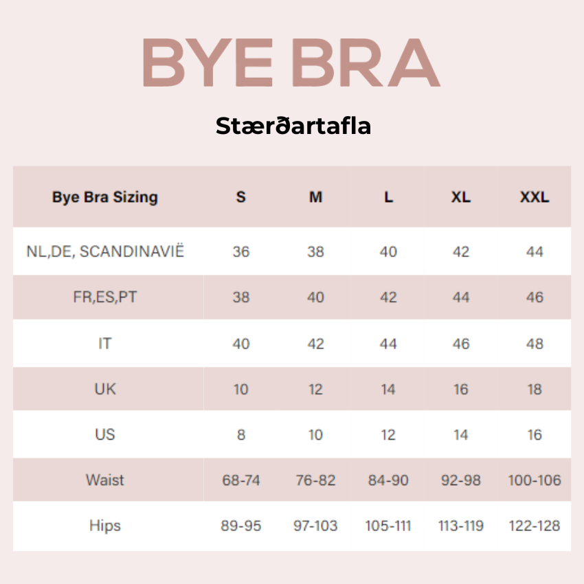 bye bra SOFT TOUCH SEAMLESS aðhaldsbuxur - 206
