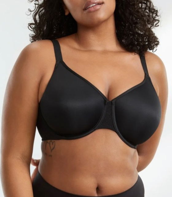 [WA857303-BLK-32DD] wacoal BACK APPEAL minimizer - WA857303  (black, 32DD)