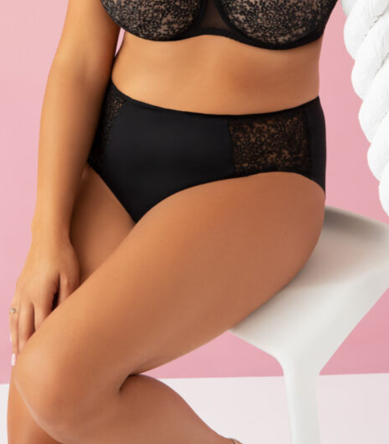 [W-725-03-CZA-S] corin GISELE háar nærbuxur - 03725 (black, S)