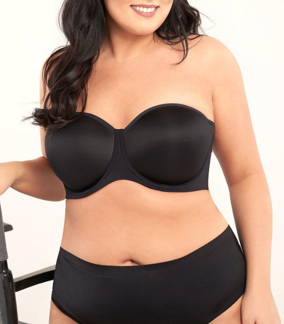 [804-BLK-80H] voluptina STRAPLESS - 804 (36FF)
