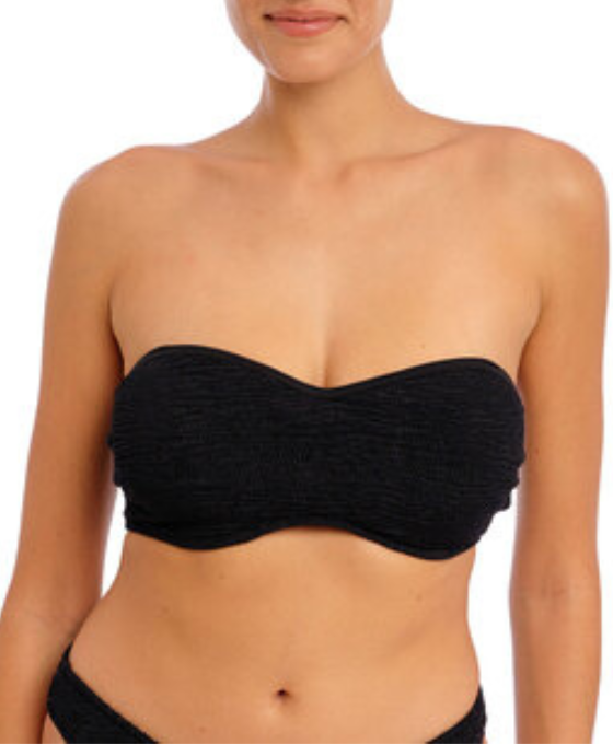 [AS203810-BLK-30DD] freya swim IBIZA WAVES hlýralaus - AS203810 (black, 30DD)