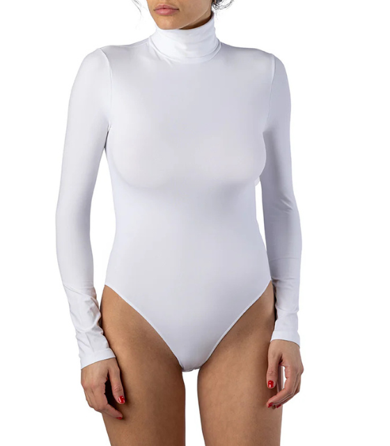 [ELS856-WHE-S] elita RÚLLUKRAGA SAMFELLA - ELS856 (white, S)