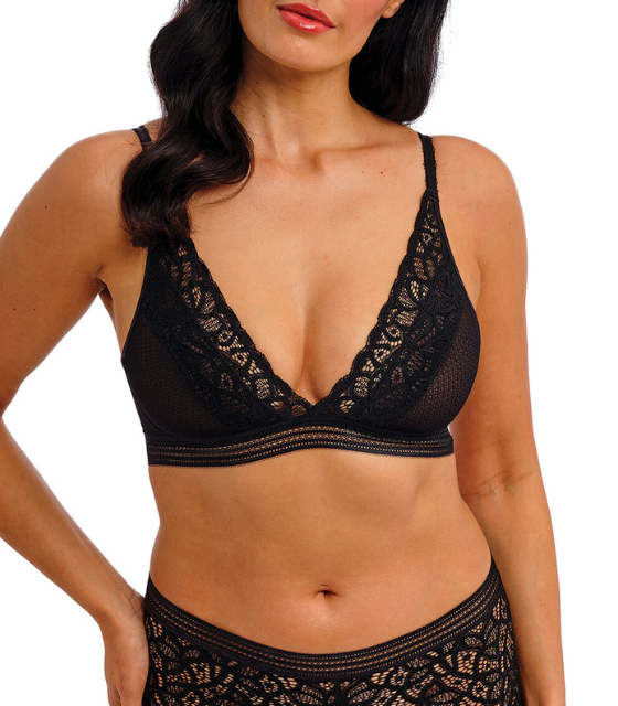 [WE148008-BLK-S] wacoal RAFFINÉ bralette - WE148008 (S)
