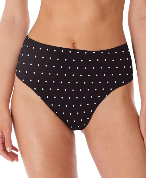 [AS7236-BLK-XS] freya swim JEWEL COVE háar sundbuxur - AS7236 (black, XS)