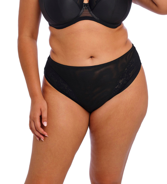 [EL302753-BLK-S] elomi NERINA high leg brief - EL302753 (black, S)